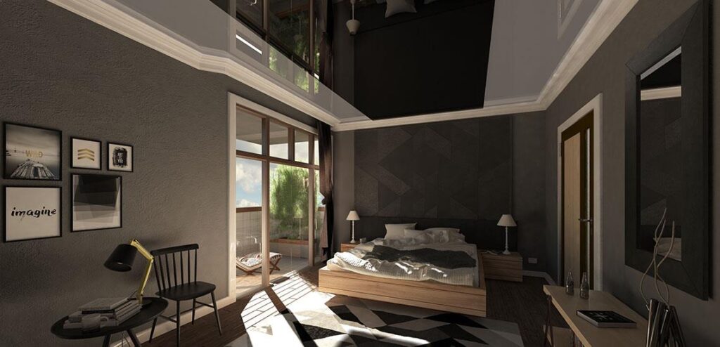 Как выбрать натяжной потолок в спальню в 2023 году 1 bedroom 02 - Potolki Stretch